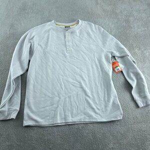 Bass Outdoor Glacier Gray Performance Thermal Long Sleeve Shirt L NWT 5642